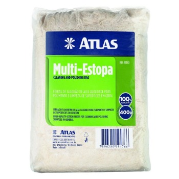 ESTOPA MULTI ALGODAO 400G ATLAS